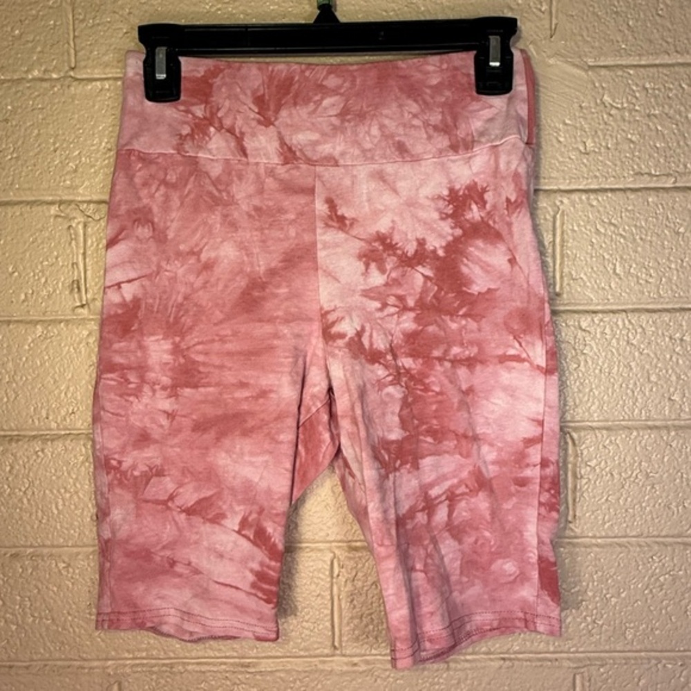 Better Be Pink Tie-Dye Bike Shorts